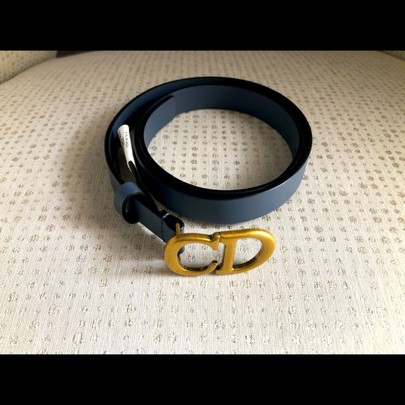 Dior Accessories - Dior Dark Denim Belt